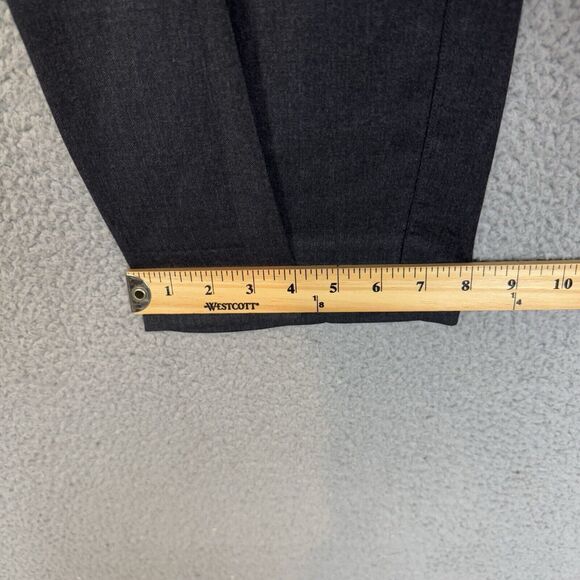 S Peter Millar Pants Mens 33x31 Grey Flat Front Dress Straight Wool Office Work - Picture 5 of 9